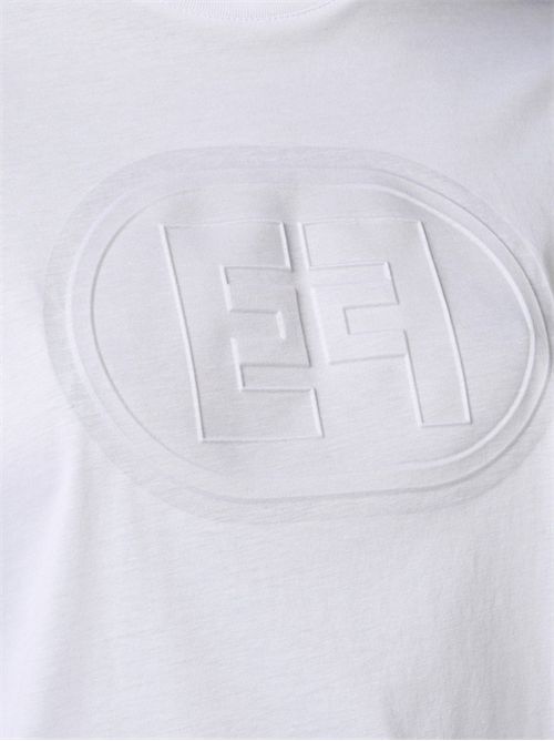 T-shirt in jersey con logo Elisabetta Franchi | MA60N51E2270